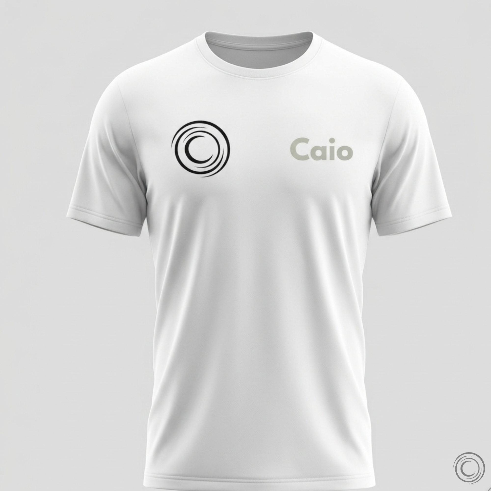 Camiseta poliéster branca Personalizada